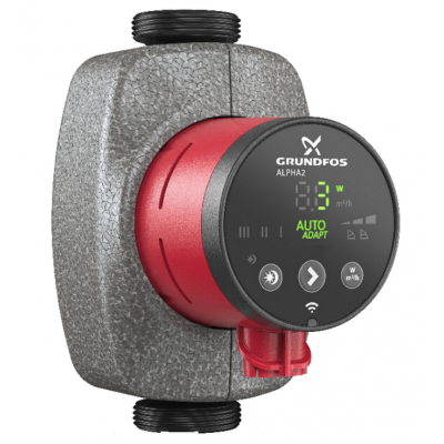 Насос Grundfos ALPHA2 15-40 130, для котла, отопительный